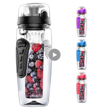 Load image into Gallery viewer, 1000ml Outdoor Fruit Infuser Water Bottles